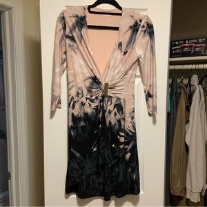 Calvin Klein long sleeve cocktail dress